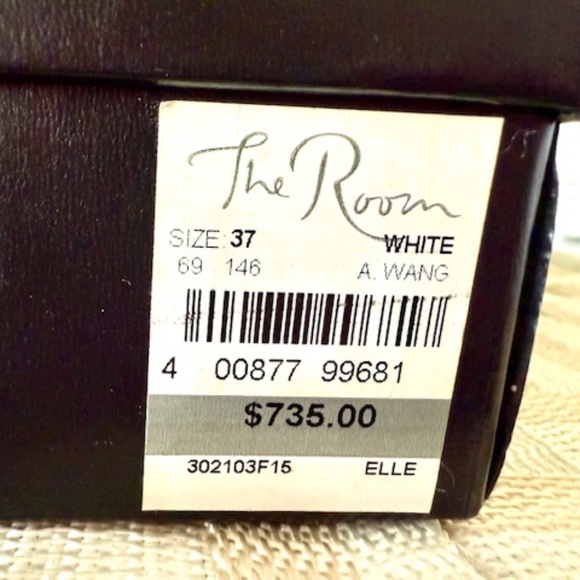 Alexander Wang Authentic Designer Leather Shoes SZ. 37 - Picture 2 of 13